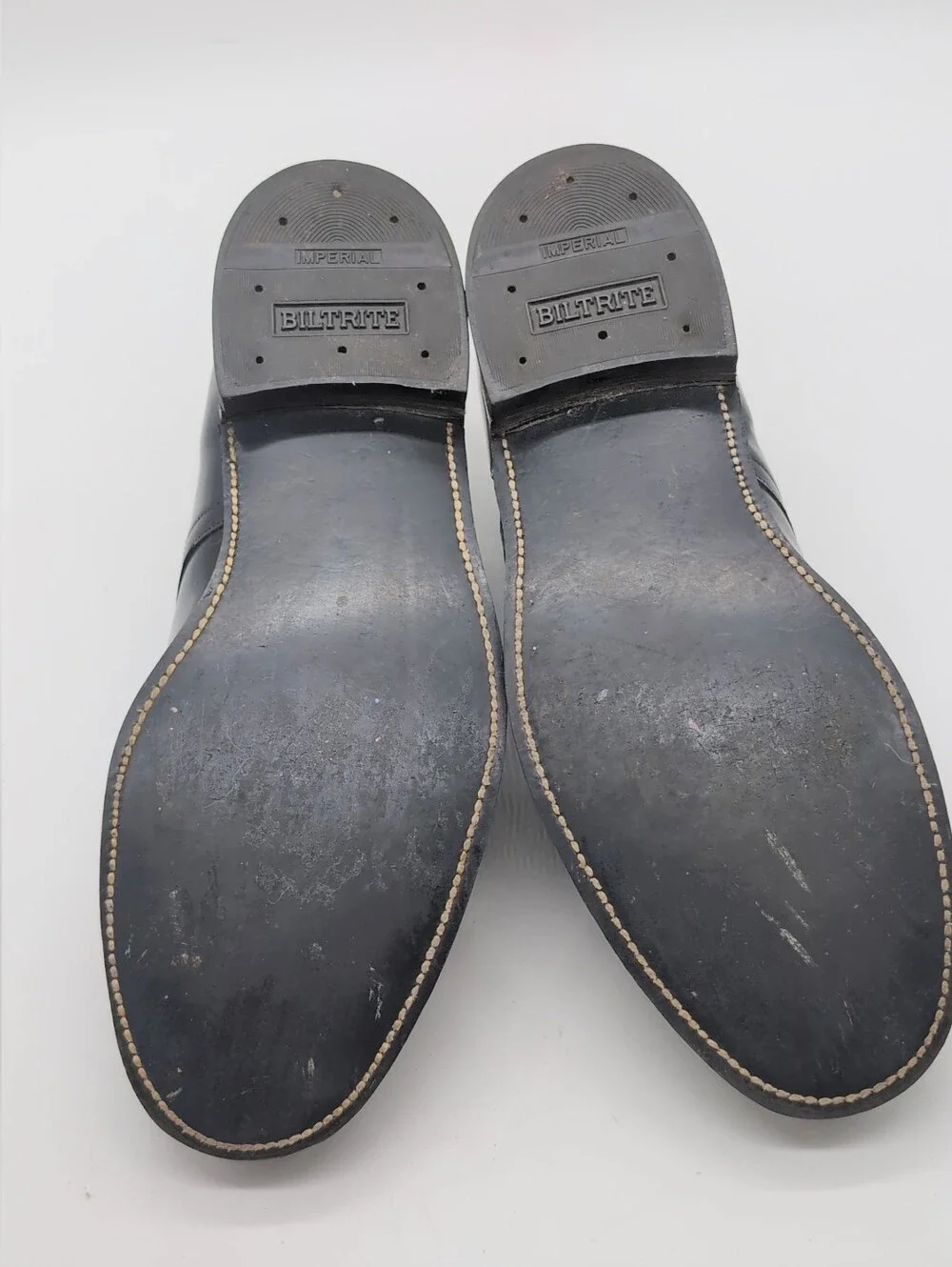 Vintage 1992 US Military Dress Shoes - Craddock-Terry Black Oxfords - Size 10R
